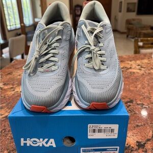 Hoka One One Women's Athletic Shoes - Gray and Orange